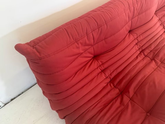 Sofá clásico de diseño Togo de Ligne Roset – Textile, Vintage (photo 7 of 16)