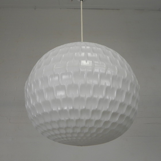 Image 1 of Lampada a sospensione vintage Aloys F. Gangkofner per Erco, sfera in plastica