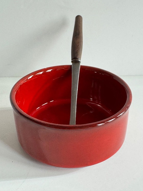 Image 1 of Plateau tournant vintage, service à fondue, service à apéritif, platine.