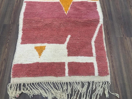 Image 1 of Marokkanischer Teppich aus Naturleinen, 250 x 150 cm