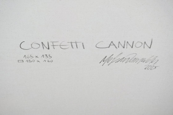 Image 1 of Parscha MIRGHAWAMEDDIN - Confetti Cannon XXL - Artist's Canvas