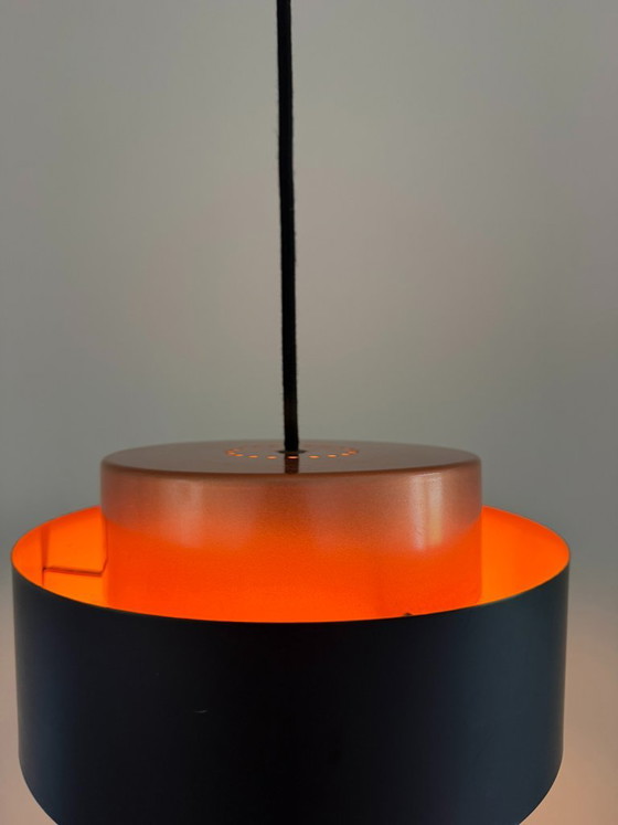Vintage Fog & Morup Juno Pendant - Jo Hammerborg - Danish Design Lamp – Fog & Mørup, Pendant lamps, Aluminium (photo 3 of 11)