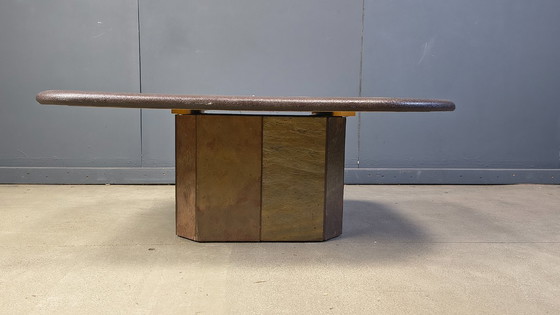 Image 1 of Brutalist Kingma style coffee table, 1970s