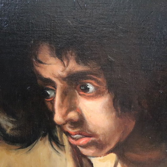 Image 1 of Oil Painting on Canvas, Male Portrait, Signed M. Marinelli dated 1894