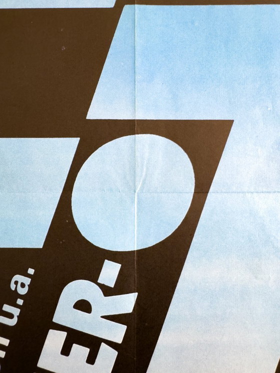 Image 1 of 🛰️ E.T. l'extraterrestre – 1988 – Poster originale A1 di Horst Wessler | 82 × 57 cm | Repubblica Democratica Tedesca (RDT)