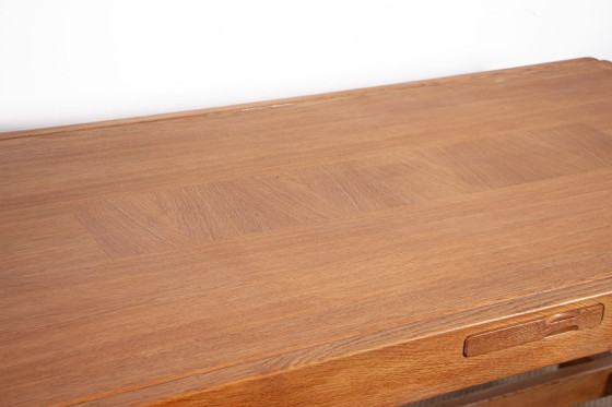 Image 1 of Très grande table de repas extensible, 320 cm, en chêne par Guillerme et Chambron pour Votre Maison 1960.