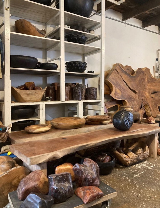 Wunderschöne XXL Tischplatte/Tablet, Eigen collectie, Esstische, Holz, Braun, Organic Modern (Foto 5 von 5)