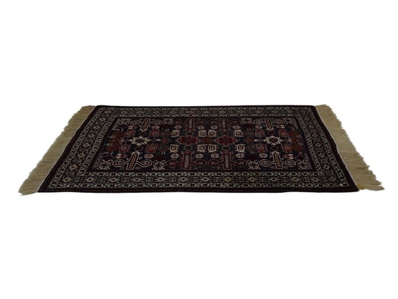 Image 1 of Seltene afghanische Decke – 210 x 140 cm – 100 % Wolle – handgeknüpft