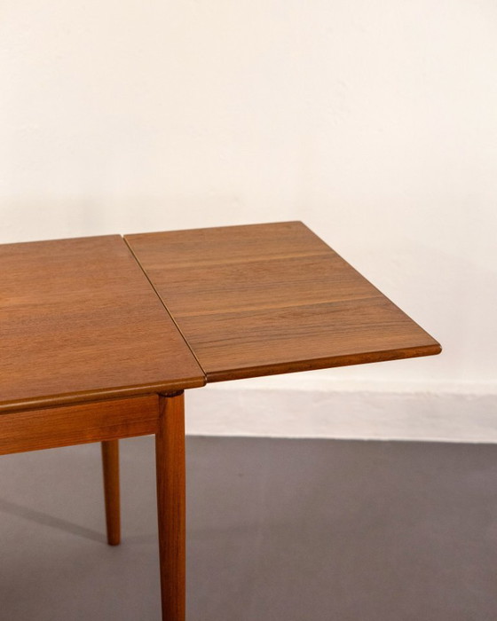 Image 1 of Table à manger extensible du milieu du siècle en teck, Danemark, vers 1960