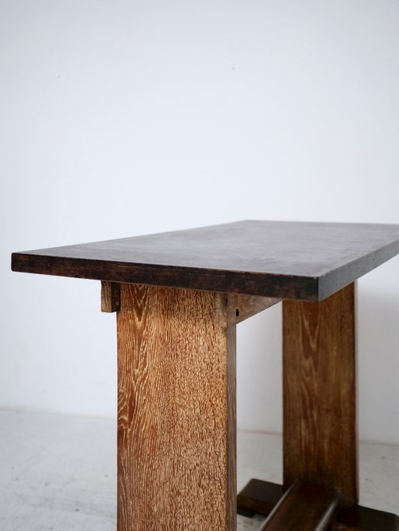 Image 1 of bistro table, modernist Art Deco console table, 1930s