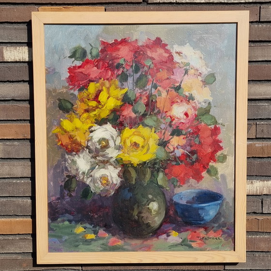 Image 1 of Flower still life 50x60 cm