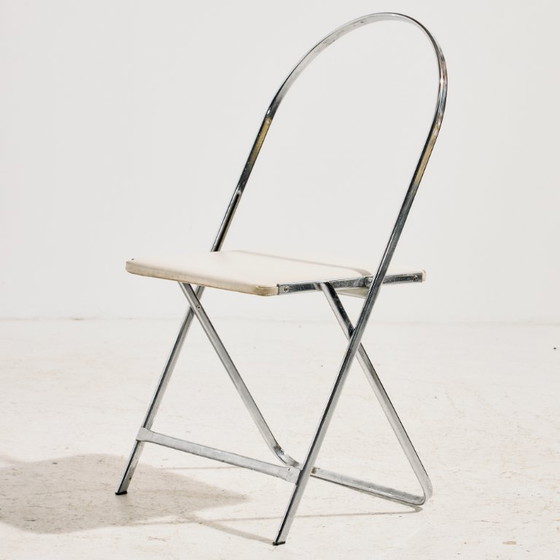 Silla Aprilina MK11611 diseñada por Gae Aulenti para Zanotta, juego de 4 – Sillas plegables, Metal (photo 3 of 14)
