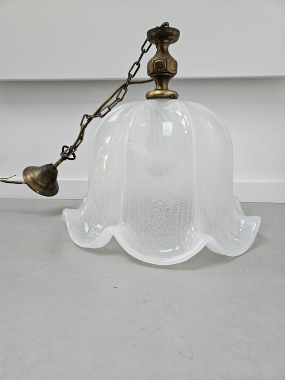 Image 1 of Grande lampada Art Deco a tulipano d'epoca