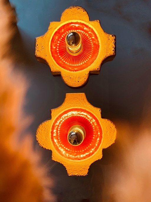 Hustadt Leuchten Fat Lava Wall Lights