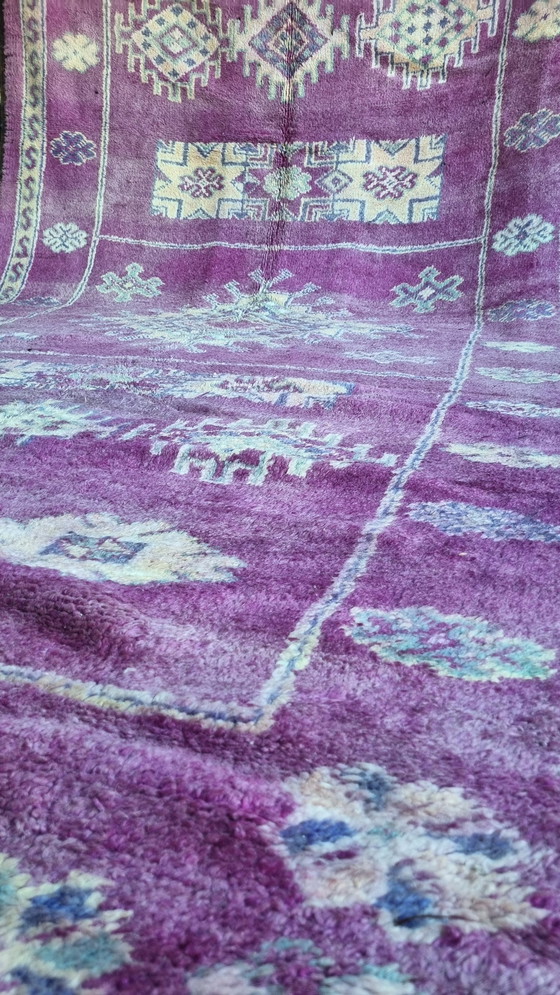 Image 1 of Vintage berber vloerkleed, marokkaans tapijt 366x190 cm
