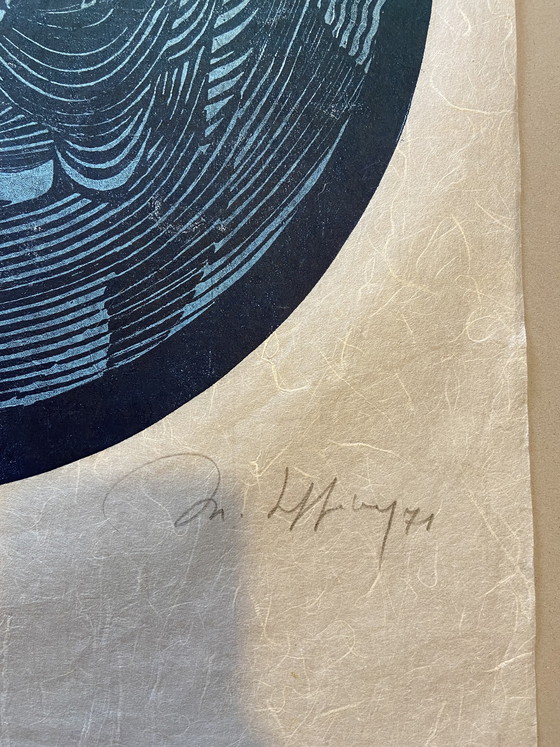 Image 1 of Due xilografie firmate - Marc Laffineur