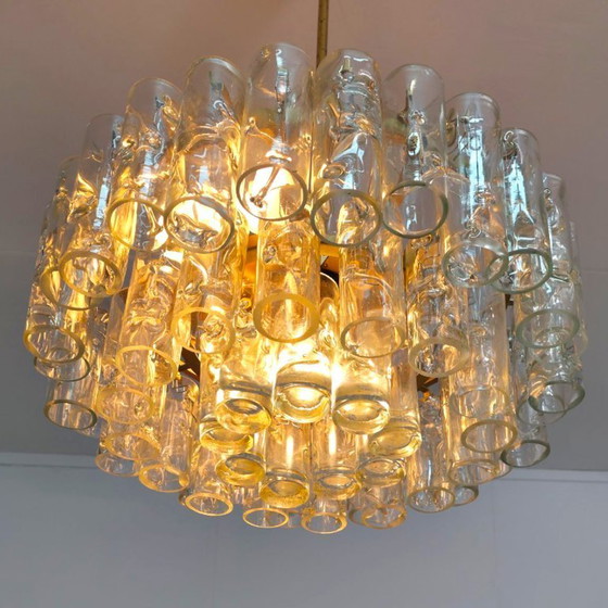 Image 1 of Doria kroonluchter buisjes vroeger jaren 60 model