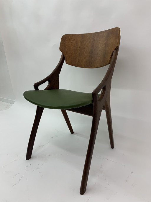 Ensemble de 3 chaises de salle à manger danoises Arne Hovmand Olsen 1950's