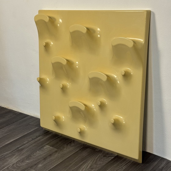 Image 1 of Slab coat rack by De Pas, D'Urbino & Lomazzi for Longato, Italy, 1960s