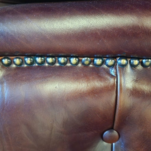 Chesterfield Ingleton hocker - Cognac