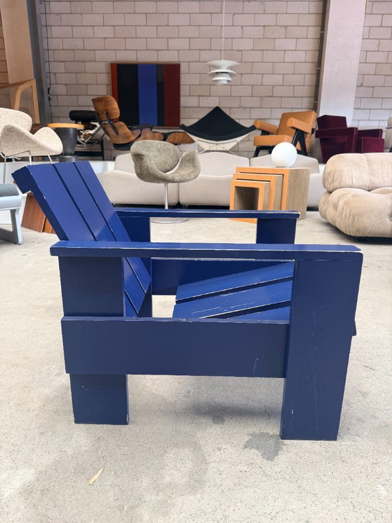 Vintage Crate chair By Gerrit Rietveld (stock: 4) – Armchairs, Wood, Modern (photo 21 of 22)