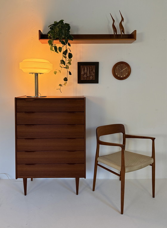 Image 1 of Lampada da tavolo vintage dell'era spaziale, Temde Leuchten '70