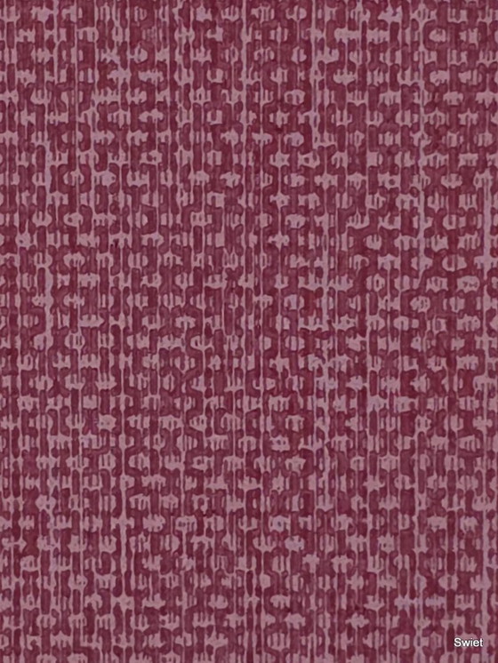 14301 Carta da Parati Vintage Effetto Juta Rosso Rosa Retrò – Decorazioni murali, Paper (photo 2 of 5)