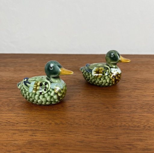 Vintage Ceramic Duck Salt and Pepper Shakers