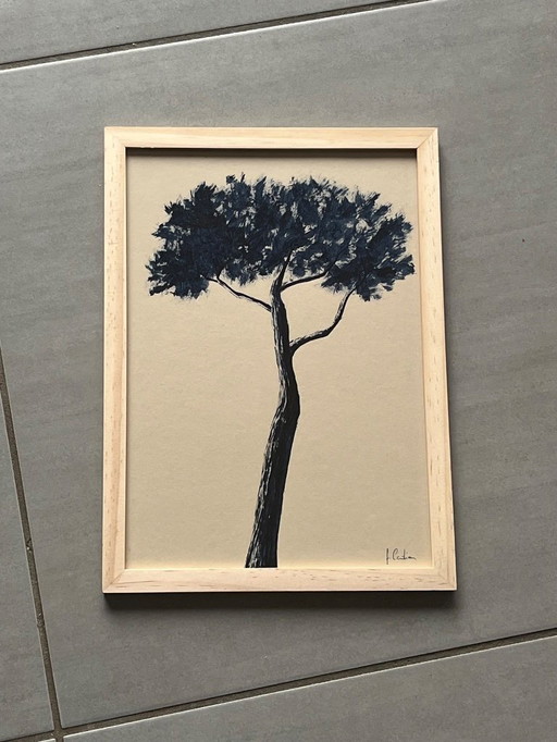 Ink on 250g natural paper. Size 21x30cm.