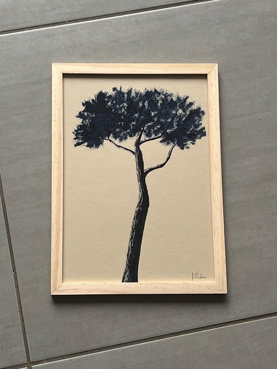 Image 1 of Inkt op 250 grams natuurlijk papier. Formaat 21 x 30 cm.