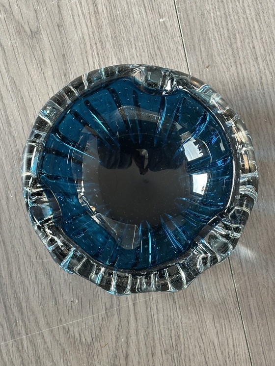 Image 1 of Murano glaçure asbak jaren 50 sommerso bullicante handgemaakt vintage