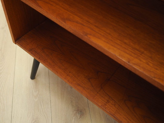 Image 1 of Teakholz-Bücherregal, dänisches Design, 1970er Jahre, hergestellt in Dänemark