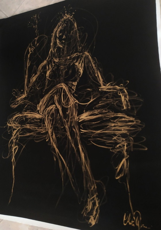 Image 1 of Walter Geraci - Smoking Woman (Gold Edictions)