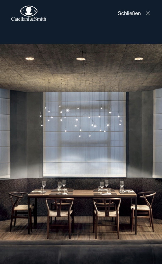 Image 1 of Le lustre Jackie O 20 de Catellani & Smith est un chef-d'œuvre d'éclairage.