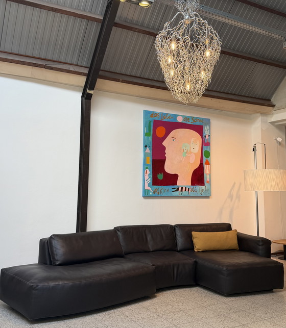 Image 1 of Leolux Copparo hoek/ lounge bank 