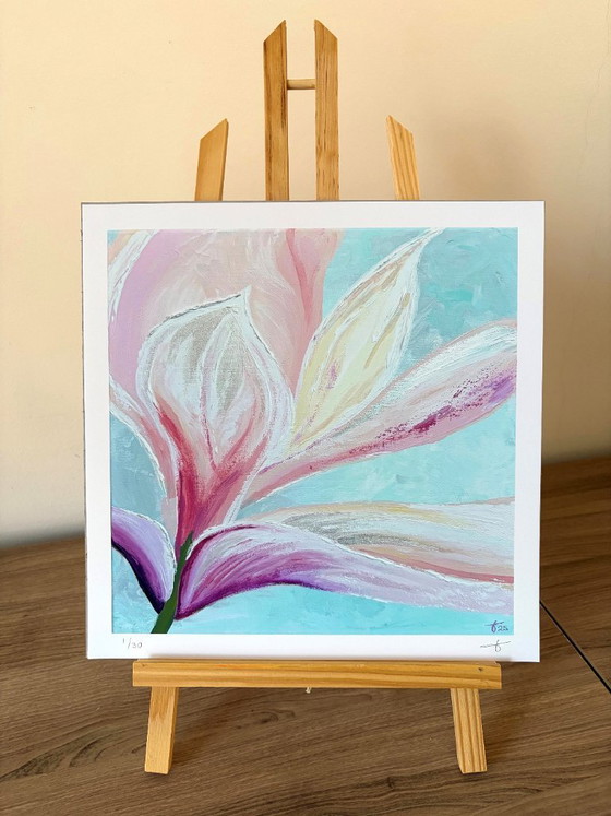 Image 1 of Mother's Day gift – Fine art print flower (30×30 cm, limited & signed)