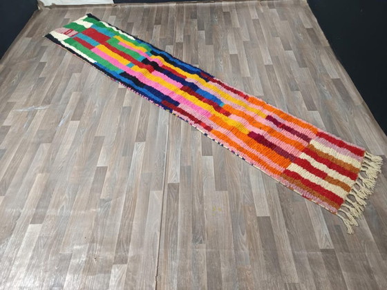 Image 1 of Mehrfarbige Berberteppiche aus Leinen, 400 cm x 100 cm