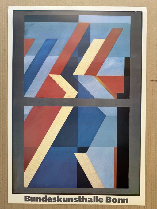 Otto Herbert Hajek (1927-2005), Bundeskunsthalle Bonn, tentoonstellingsposter, jaren 80 – Paper (photo 2 of 11)
