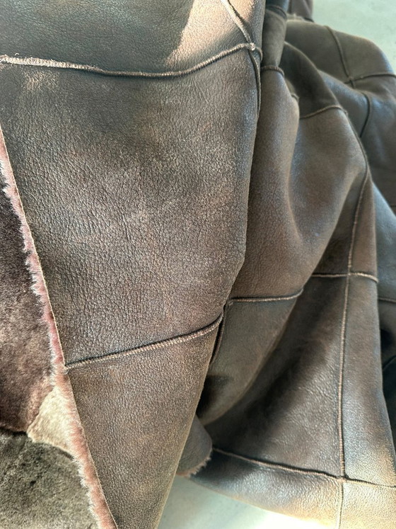 Copriletto in plaid di agnello – Accessori per camera da letto, Leather (photo 3 of 5)