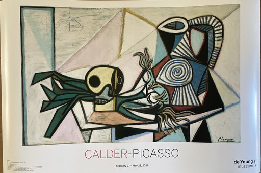 Pablo Picasso (1881-1973), Alexander Calder (1898-1976), Still Life with Skull, Leeks, and Pitcher, March 14, 1945, Copyright.
