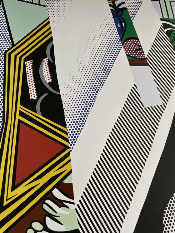 Image 1 of Roy Lichtenstein (1923-1997), Reflections on Interior with Girl Drawing, 1990, Copyright Estate of Roy Lichtenstein en 2001