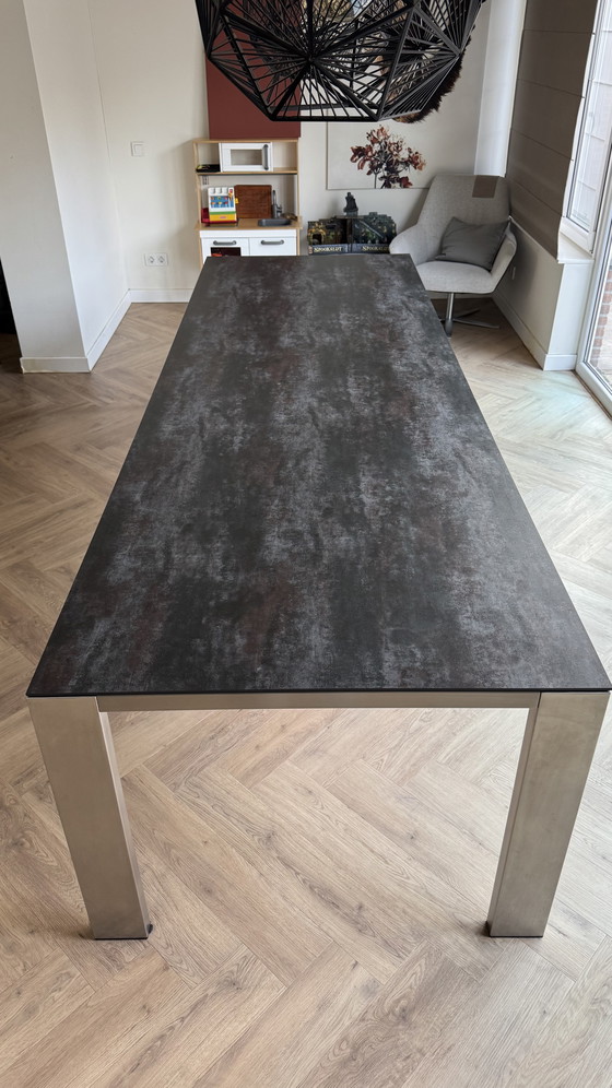 Image 1 of Tischplatte 300x100 Edelstahl/Keramik