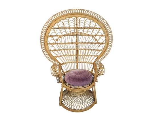 Image 1 of Silla Peacock - Emmanuelle - Ratán