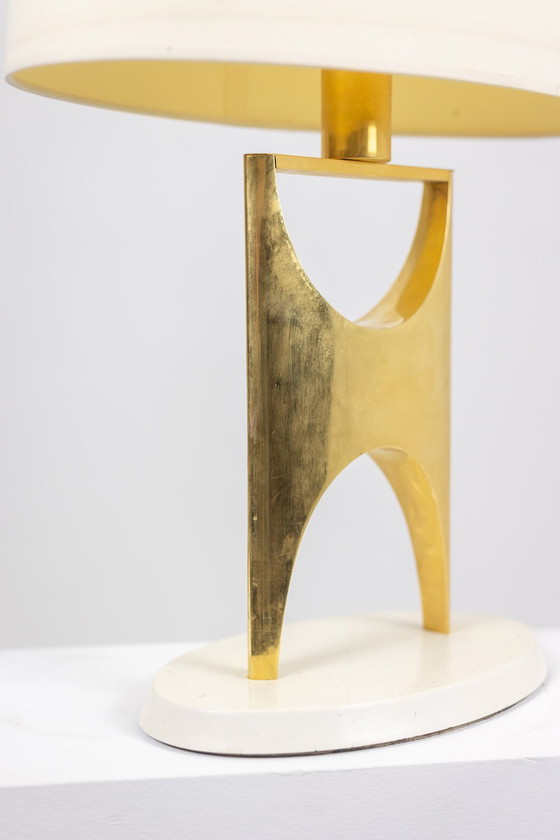Image 1 of Lampada in bronzo dorato, H. XX secolo