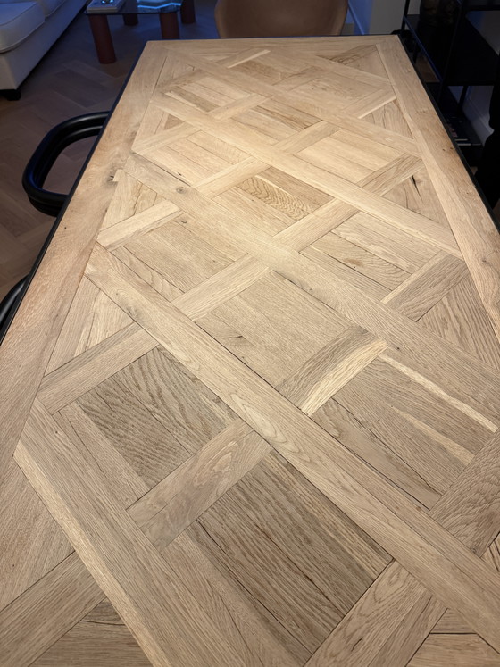 Mesa de comedor de madera y acero – Mesas de comedor, Wood, Metal (photo 5 of 5)