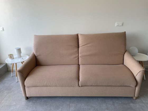 Divano letto di lusso Sesido Galaxio - Materasso 160x197 cm in tessuto beige, Sesido (by ROM), Divani letto (foto 2 di 7)