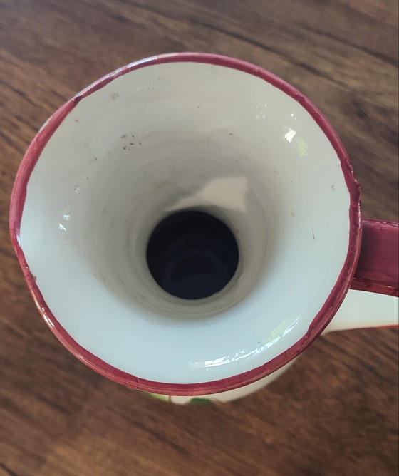 Image 1 of Antique Italian ceramic pitcher