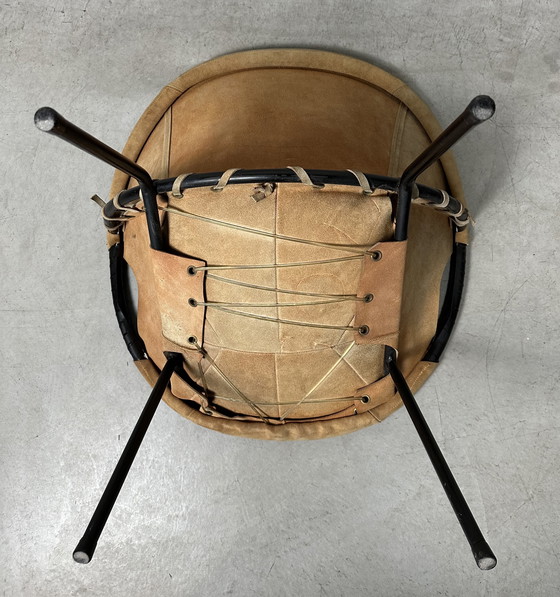 Image 1 of 2x Vintage Ballonstoelen - Lusch Erzeugnis - 1960’s