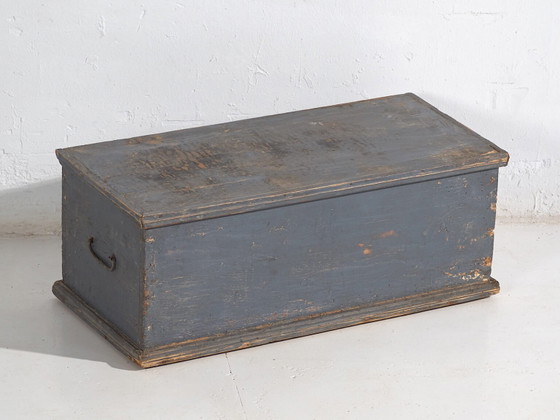 Piccolo baule blu antico (c.1920) #35 – Armadi contenitori, Rustic (photo 14 of 28)