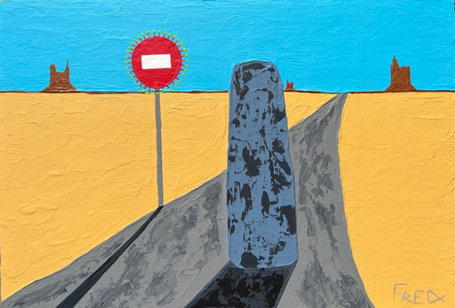 Acrylic on canvas board.  Format 24x30cm.